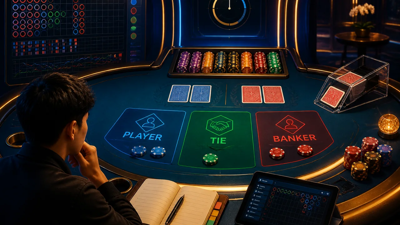 Đọc bàn, hiểu thuật ngữ và luyện một ván trước khi chơi: hướng dẫn phòng baccarat mu88 từng bước